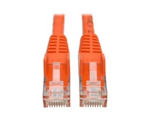 TRIPP LITE N201-015-OR        Cat6 Gigabit Snagless Molded UTP Patch Cable RJ45 M/M , Orange, 15 ft.