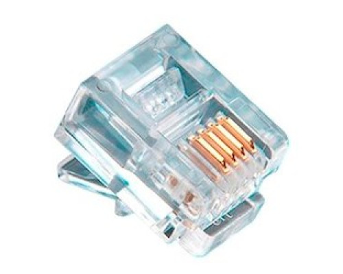 PLATINUM TOOLS INC 106120        RJ11 6P4C ROUND-SOLID,  3PRONG 500/BAG