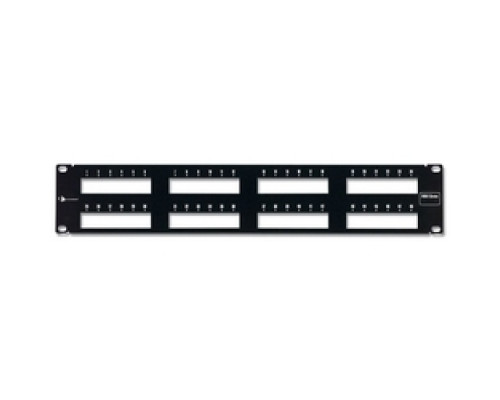 SIEMON COMPANY  MX-PNL-48               Copper, Patch Panel, MAX, Empty, UTP, 48 Openings, Flat, 2U, Black, Detached Wire Manager