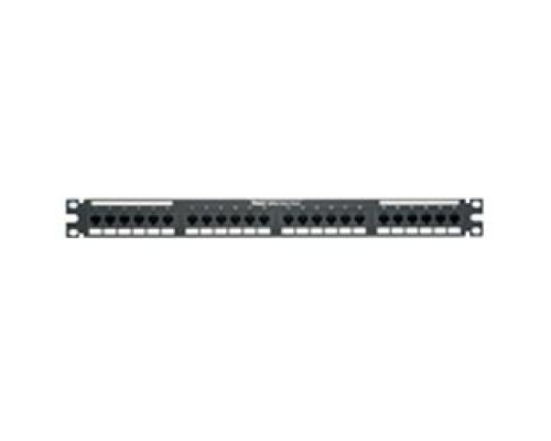 PANDUIT  DP246X88TGY               Cat 6A Punchdown Patch Panel 24 Ports 1 RU BL