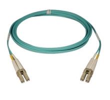 TRIPP LITE N820-02M        10Gb Duplex Multimode 50/125 OM3 LSZH Fiber Patch Cable LC/LC - Aqua, 2M 6-ft.