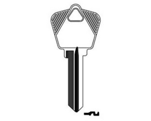 KABA ILCO CORP  K7-NS NS A31  IAR59695003              Key Blank, Look-Alike, 6-Pin, Natural Nickel Silver, 6 Price Group, For Arrow