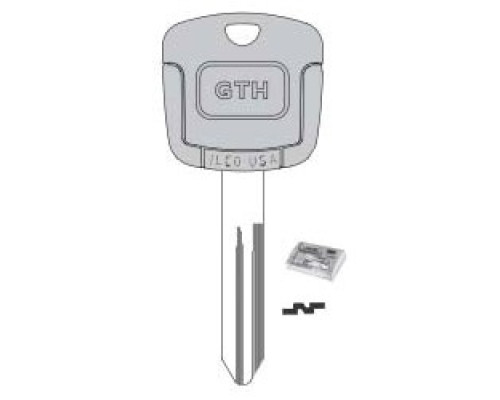 KABA ILCO CORP  EK3-NI02 NP A62  AX00003640              Vehicle Key, H, Electronic, Cloning Tool, Nickel Silver, 62 Price Group, For Infiniti, Nissan