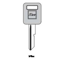 KABA ILCO CORP  B48-P NP A09  AJ00000011              Vehicle Key Blank, Plastic Head, Brass, Nickel Plated, 9 Price Group, For General Motors