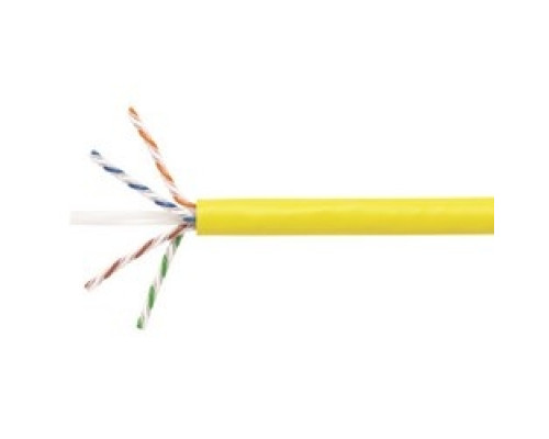 COMMSCOPE UNIPRISE SOLUTIONS UN884031714/10 CS44R YEL C6A 4/23 U/UTP CPK 1KFT       CS44R ETL Verified Category 6A U/UTP Cable, non-plenum, yellow jacket, 4 pair count, 1000 ft 305 m length CommPak