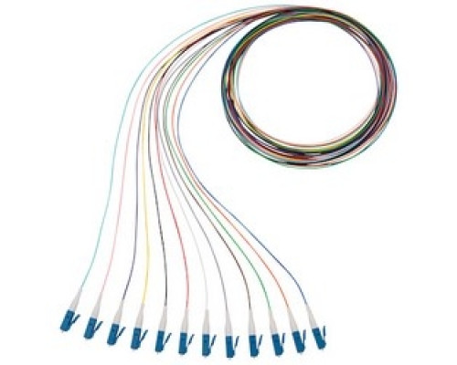 PANDUIT  NKFP91BN1NKM001               NetKey 1 Fiber Pigtail OS2 LC 1m 12 color kit