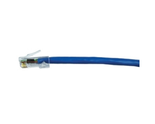 COMPULINK  M88DE10FC606               Patch Cord Modular 24 AWG 4-Pair stranded Category 6 A/B 10ft Blue
