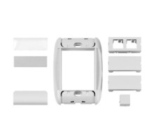 BELDEN  AX101780  AX101780              MediaFlex Faceplate Kit 2-port, flush, white