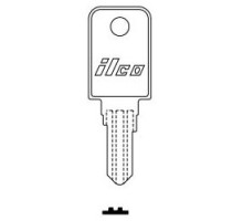 KABA ILCO CORP  1683 NP A06  AL00000942              Vehicle Key Blank, Double-Sided, Brass, Nickel Plated, 6 Price Group, For Hayworth