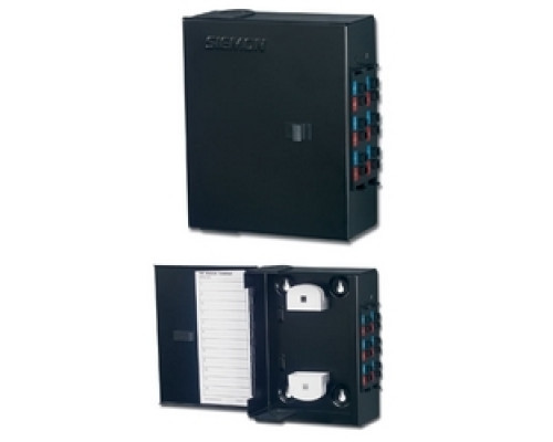 SIEMON COMPANY  SWIC3-M-01               Fiber, Enclosure, SWIC, Wall Mount, Fixed Access, 2 Openings, Black