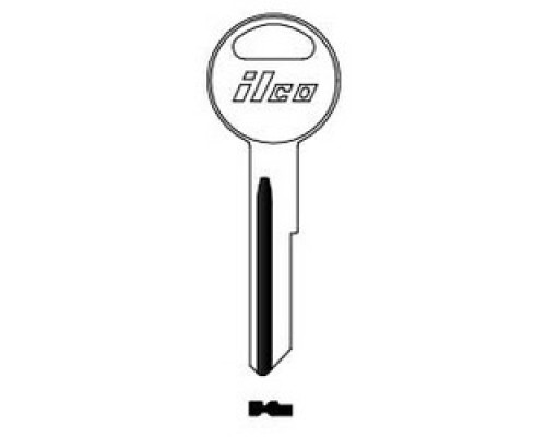 KABA ILCO CORP  Y149-NP NP A34  IAE00001702              Vehicle Key Blank, Brass, Nickel Plated, 34 Price Group, For Chrysler