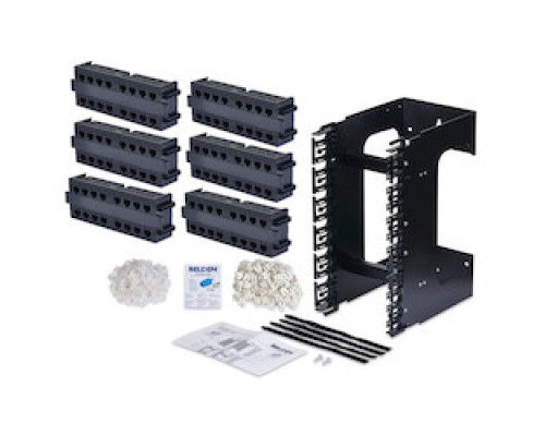 BELDEN RVAXCTK96JBK        REVConnect Wall-Mount Termination Kit Jack, 96-Port includes 100 cores