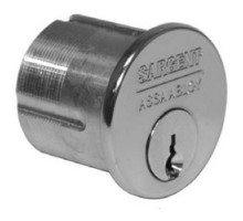 SARGENT  41 32D RA 1-BIT               Mortise Cylinder Lock, 6-Pin, 1-1/8