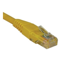 TRIPP LITE N002-015-YW        Cat5e 350MHz Molded Patch Cable RJ45 M/M - Yellow, 15-ft.