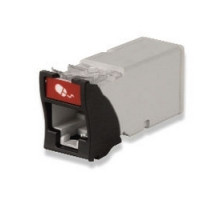 SIEMON COMPANY  Z6-01               Copper, Outlet, ZMAX, UTP, Category 6, RJ45, Hybrid, Black, Tool-Less, T568A/B