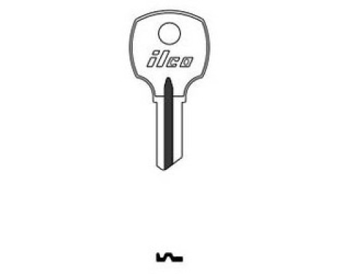 KABA ILCO CORP  N1069B NP A08  AA28311092              Cabinet Lock Key Blank, Brass, Nickel Plated, 8 Price Group, For NCL/National