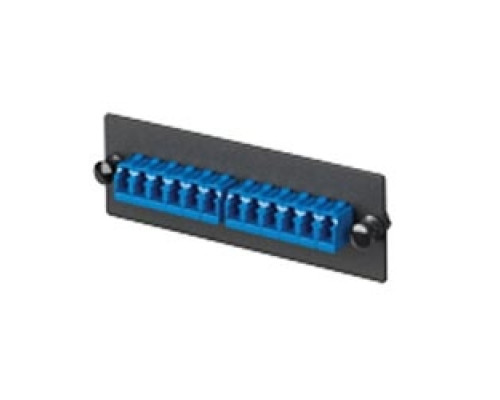 PANDUIT  FAP12WBULCZ               LC Fiber Adapter Panel OS1/OS2 LC Simplex Blue
