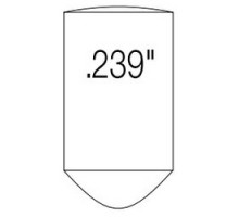 ASSA ABLOY ACCENTRA  251-3               Cylinder Lock Tumbler Pin, Bottom, #3 Bitting, 0.239