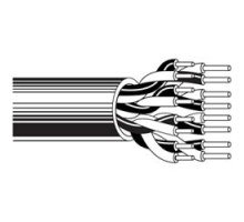 BELDEN  8740 060U1000               Multi-Pair Cable, 1 Pair, 22 AWG, Solid, Tinned Copper, Twisted Pair, PVC Insulation, PVC Jacket