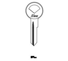 KABA ILCO CORP  1127ES NP A04  IAL2934501B              Vehicle Key Blank, Secondary, Brass, Nickel Plated, 4 Price Group, For Ford