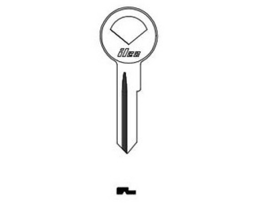KABA ILCO CORP  1127ES NP A04  IAL2934501B              Vehicle Key Blank, Secondary, Brass, Nickel Plated, 4 Price Group, For Ford