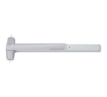 VON DUPRIN  QEL9827L-NL 313 LHR 48X84               Door Exit Device, Smooth, Surface Mount Vertical Rod, Quiet Electric Latch Retraction, Lever, Rigid-Night Latch, Left Hand Reverse, Duranodic Dark Bronze, For 4’ x 7’ Door