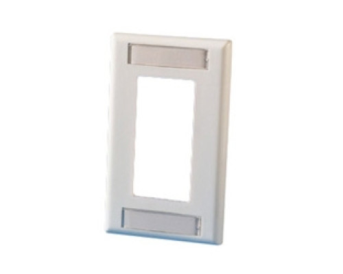 ORTRONICS 40300270        Stylistics GFI Cover Plate single gang , Fog White