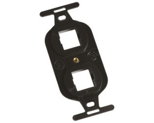 COMMSCOPE ENTERPRISE SOLUTIONS  106628852  M106FR2-003              M106 Flush Mounted Modular Mounting Frame, Two Port Black