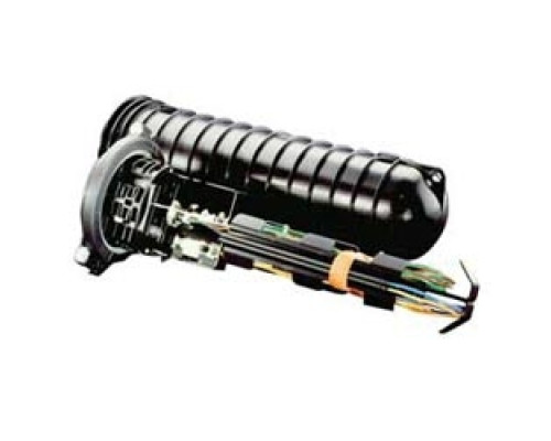 CORNING SCF-4C18-01        Splice Closure Fiber SCF , 72 single-fiber splice capacity, 4-in diameter, 18-in dome length, 3 drop ports, without splice trays