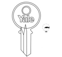 ASSA ABLOY ACCENTRA  RN117GB               Lock Key Blank, 7-Pin, Standard Bow, Single Section, GB Keyway, 0.51