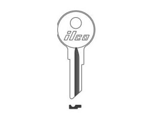 KABA ILCO CORP  CU10 NP A14               Vehicle Key Blank, Brass, Nickel Plated, 14 Price Group, For Mercury/Mariner Outboard