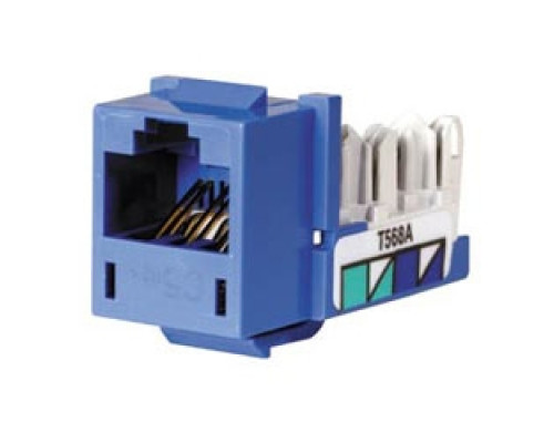 HUBBELL PREMISE WIRING  HXJ5EEI               Jack, Hxj, Cat5E, 8Pos, Uni A/B, Electric Ivory