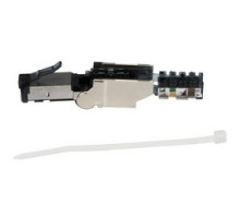 PLATINUM TOOLS INC  106230               Cable Connector, Flexible, 10-Gigabit, PoE+, Shielded, For Cat 6A Cable, 1 per Bag