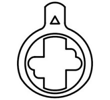 CORBIN RUSSWIN INC 756F527        Mortise Cylinder Cam, A03 WAS A , Adams Rite