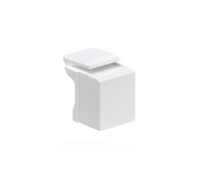 LEVITON  41084-BB               Blank QuickPort Insert, Brown, Pack of 10