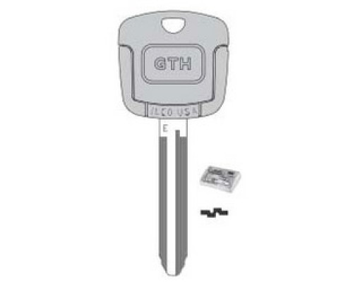 KABA ILCO CORP  EK3-TOY43 NP A62  AX00003680              Vehicle Key, E, Electronic, Cloning Tool, Brass, Nickel Plated, 62 Price Group, For Saturn, Toyota