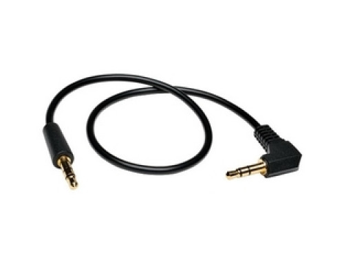 TRIPP LITE P312-006-RA        3.5mm Mini Stereo Audio Cable with one Right Angle plug M/M , 6-ft.