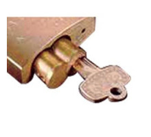 ABUS SECURITY LOCKS  300 CYLINDER ONLY BRASS 83030  83030              Door Lock Cylinder, 5-Pin, Brass, Schlage C Keyway