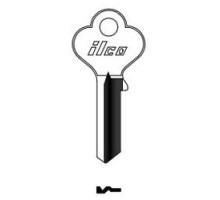 KABA ILCO CORP  X1014F NP A02  EA27              Cylinder Lock Key Blank, Brass, Nickel Plated, 2 Price Group, For Eagle Lock