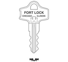 FORT LOCK NATIONAL CABINET  K750        Lock Key Blank, For 5000 Series 750 Keyway Lock