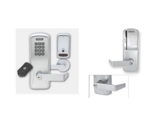 SCHLAGE ALLEGION BRAND  CO220-CY75MS-RHO-626-B-RH 4B 13247 10025 134        Electronic Door Lock, Cylindrical Chassis, Magnetic Stripe, Right Hand, Rhodes Lever, 4AA Battery, Satin Chrome, Without 7-Pin SFIC Cylinder, For Classroom