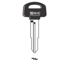 KABA ILCO CORP  HON64RBP-SI               Vehicle Key Blank, Steel, Nickel Plated, For Honda Motorcycle