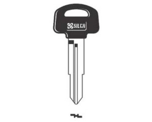 KABA ILCO CORP  HON64RBP-SI               Vehicle Key Blank, Steel, Nickel Plated, For Honda Motorcycle