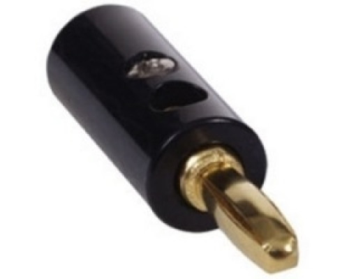 HUBBELL PREMISE WIRING  SPPBK10               Snap-Fit, Banana Plug, Black, 10 Pack