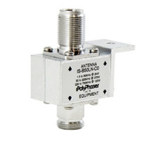 POLYPHASER TRANSTECTOR  IS-B50LN-C0               Type N F/F Bulkhead Coaxial RF Surge Protector, 10MHz - 1GHz, DC Block, 1.5kW, 3.5mJ, 20kA, Blocking Cap, Hole Mount