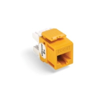 LEVITON  61110-RY6               eXtreme 6+ QuickPort Connector, Category 6, Yellow
