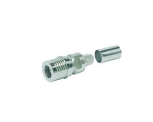 TIMES MICROWAVE EZ-240-QM-X        QMA MALE PLUG CRIMP NPB  NON-SOLDER, QUICK DCNT  SMA NO BRD TRIM