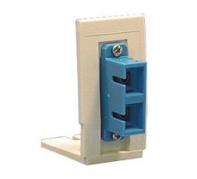 HUBBELL PREMISE WIRING  AMOBSCD               1-PORT FIBER INSERT DUPLEX SC MM/SM, LOADED FOR AMO HOUSING