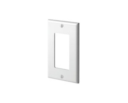 LEVITON  80401-T               1-gang, Decora/gfci Device Decora Wallplate, Standard Size, Thermoset, Device Mount, Light Almond