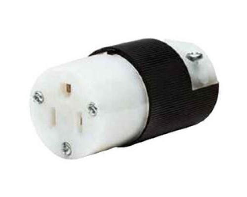 HUBBELL-KELLEMS DIV  HBL5269C               Straight Blade Connector, Insulgrip, Grounding, 2-Pole, 3-Wire, 125 Volt, 15 Ampere, NEMA 5-15R, 0.23 to 0.72